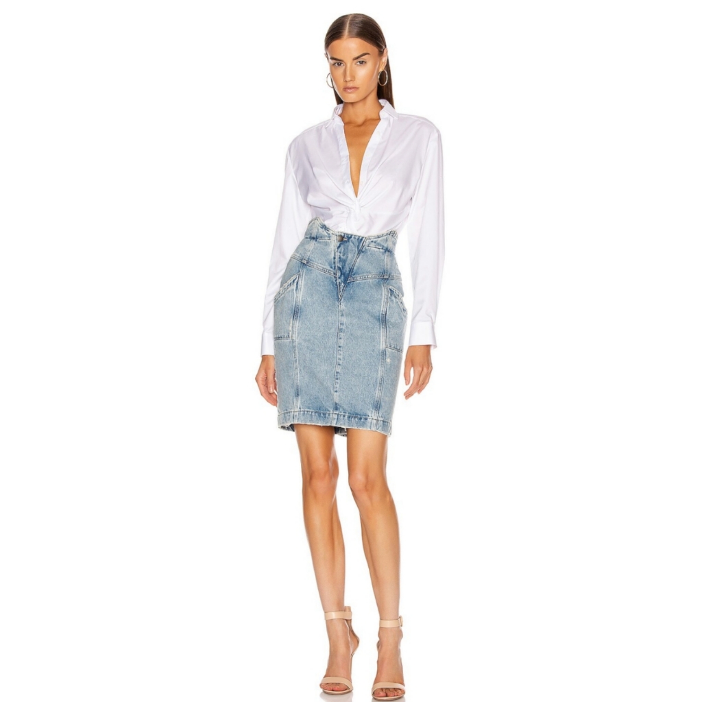 Retrofete Denim Skirt